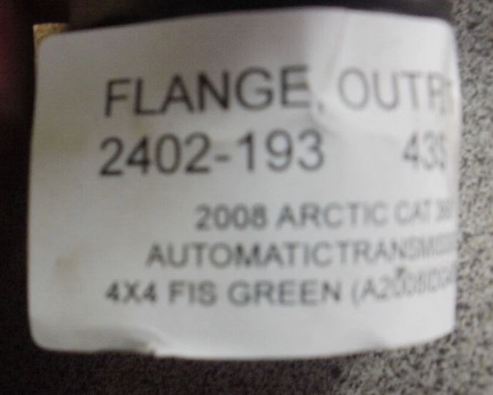 2008 ARCTIC CAT 366 4X4, FLANGE, OUTPUT-FRONT 2402-193