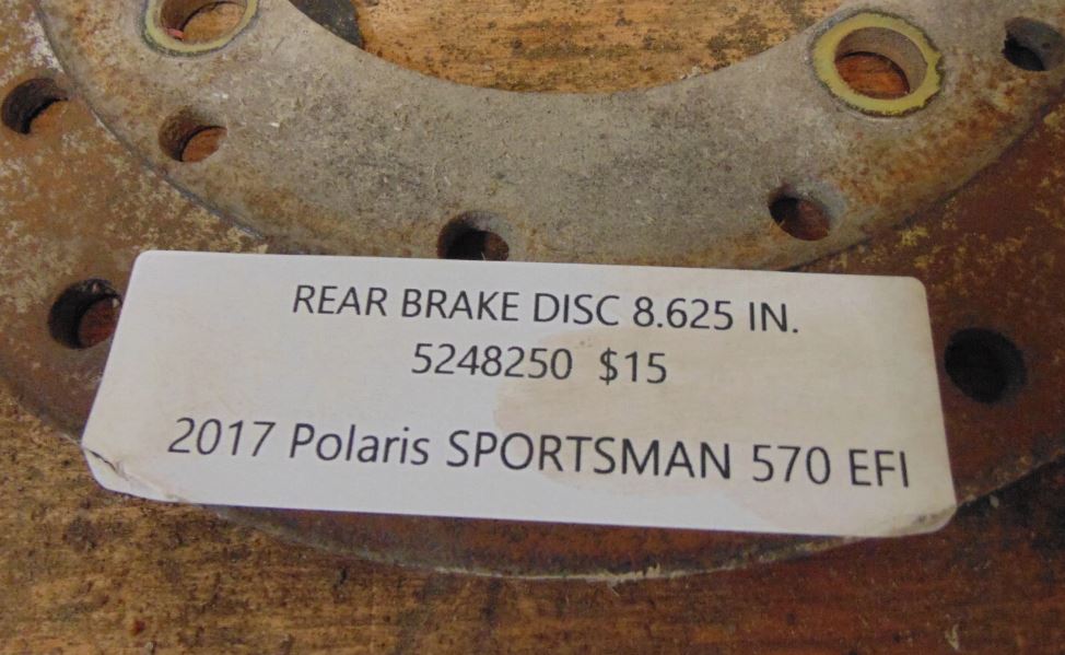 2017 POLARIS Sportsman 570 REAR DISC BRAKE 5248250