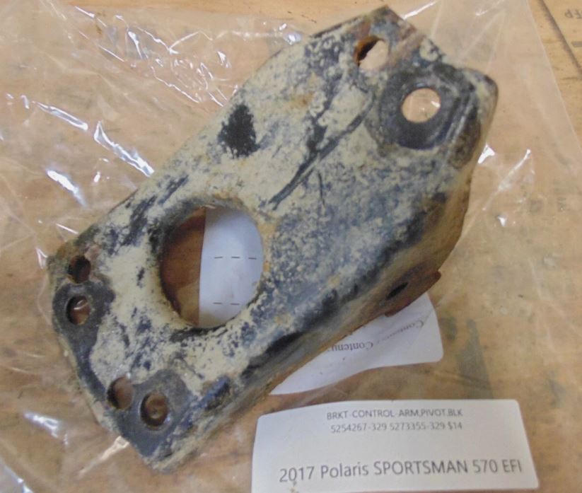 2017 POLARIS Sportsman 570 BRKT CONTROL ARM PIVOT BLK 5254267-329 5273355-329
