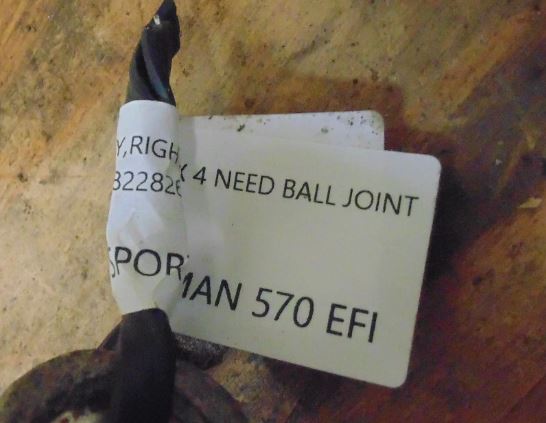 2017 POLARIS Sportsman 570 HUBSTRUT ASSY RIGHT 4X4 NEED BALL JOINT 1822826