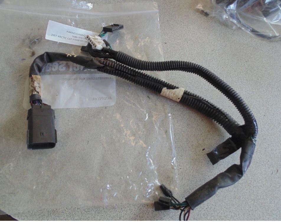 2007 ARCTIC CAT F1000 EFI SNO PRO ORANGE HARNESS HANDLEBAR 1686-355