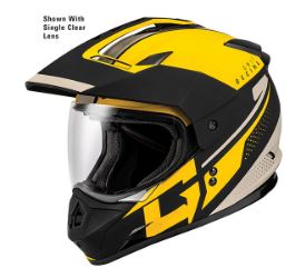 GMAX GM11 DECIMA DUAL SPORT SNOW HELMET DOUBLE LENS (Hiver)