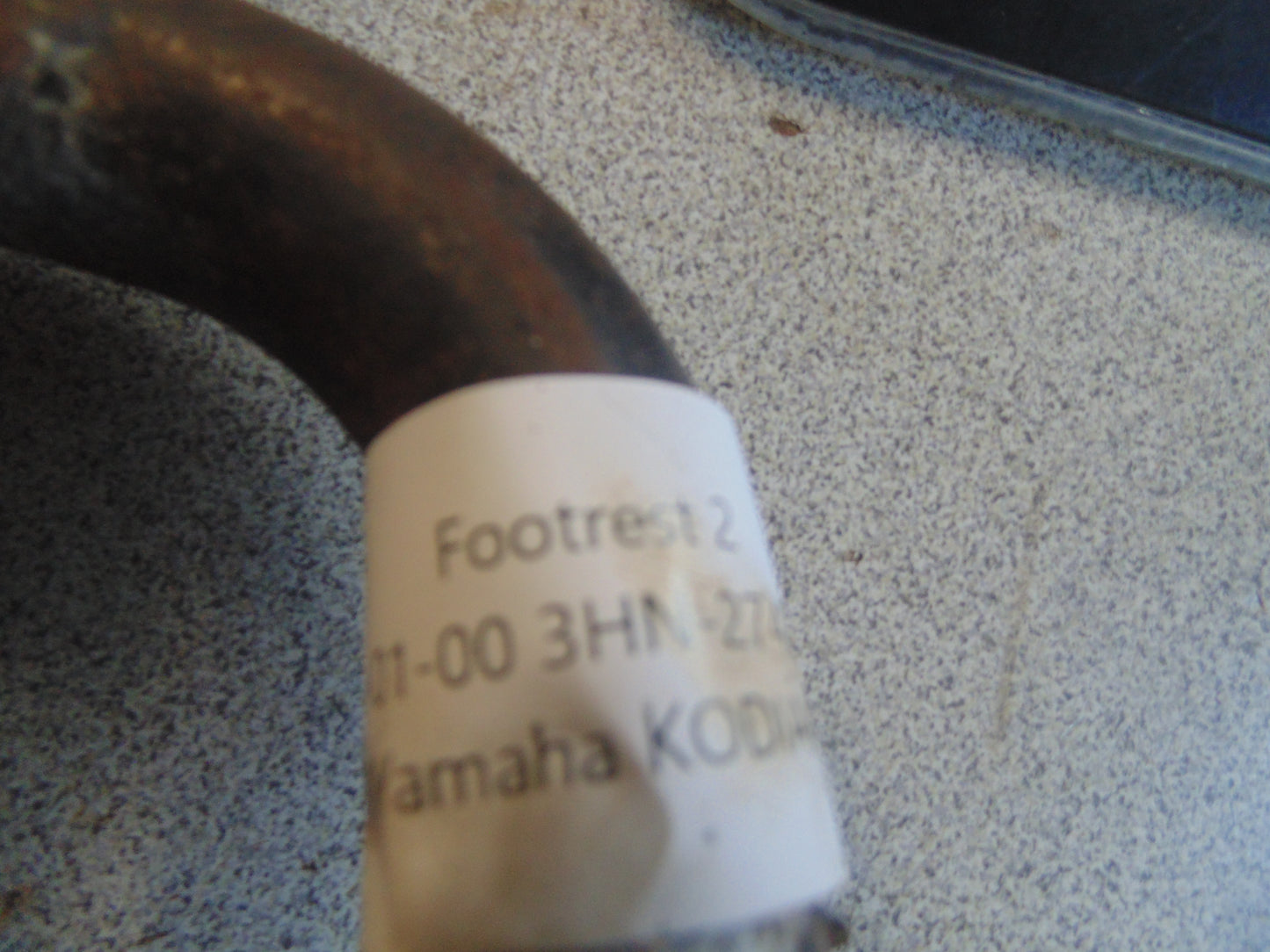 1994 YAMAHA KODIAK 4WD FOOTREST 2 3HN-27421-01-00 3HN-27421-20-00