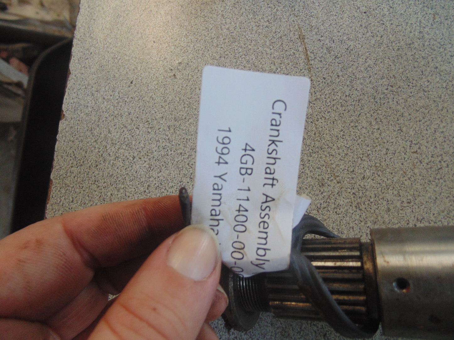 1994 YAMAHA KODIAK 4WD CRANKSHAFT ASSY 4GB-11400-00-00
