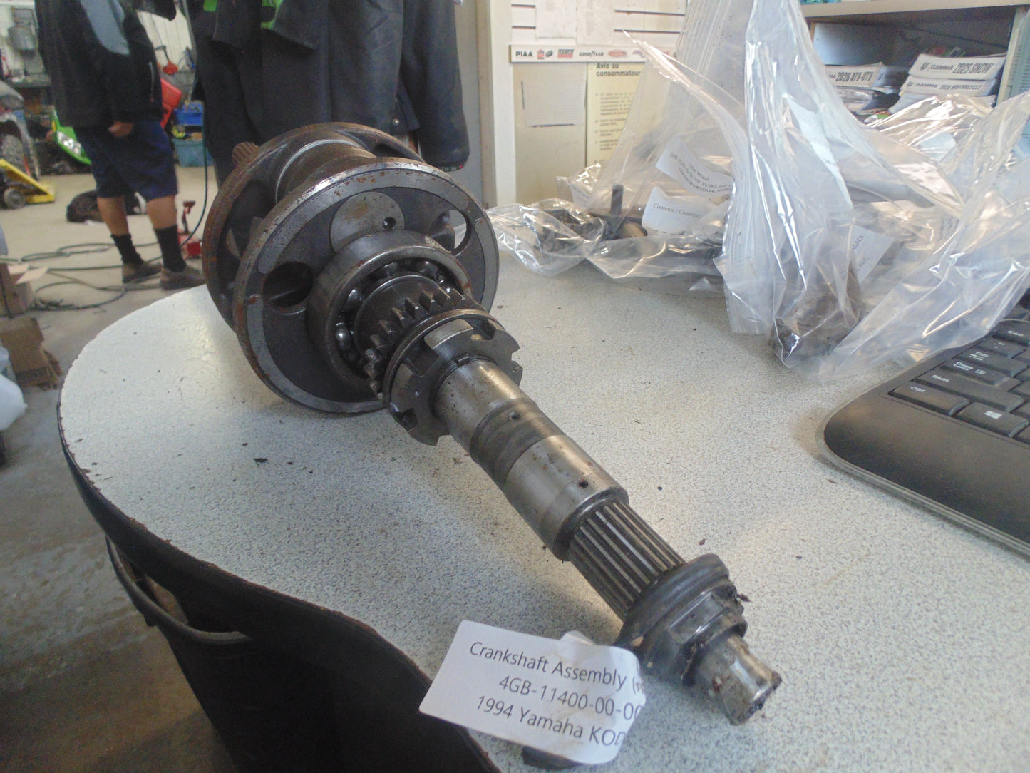1994 YAMAHA KODIAK 4WD CRANKSHAFT ASSY 4GB-11400-00-00