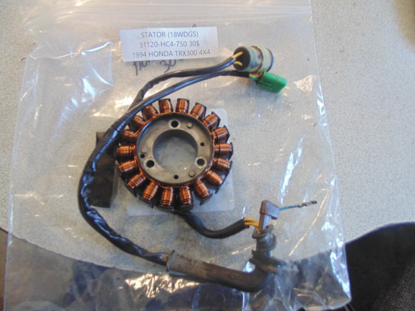 1994 HONDA TRX300 4X4 STATOR (18WDGS) 31120-HC4-750