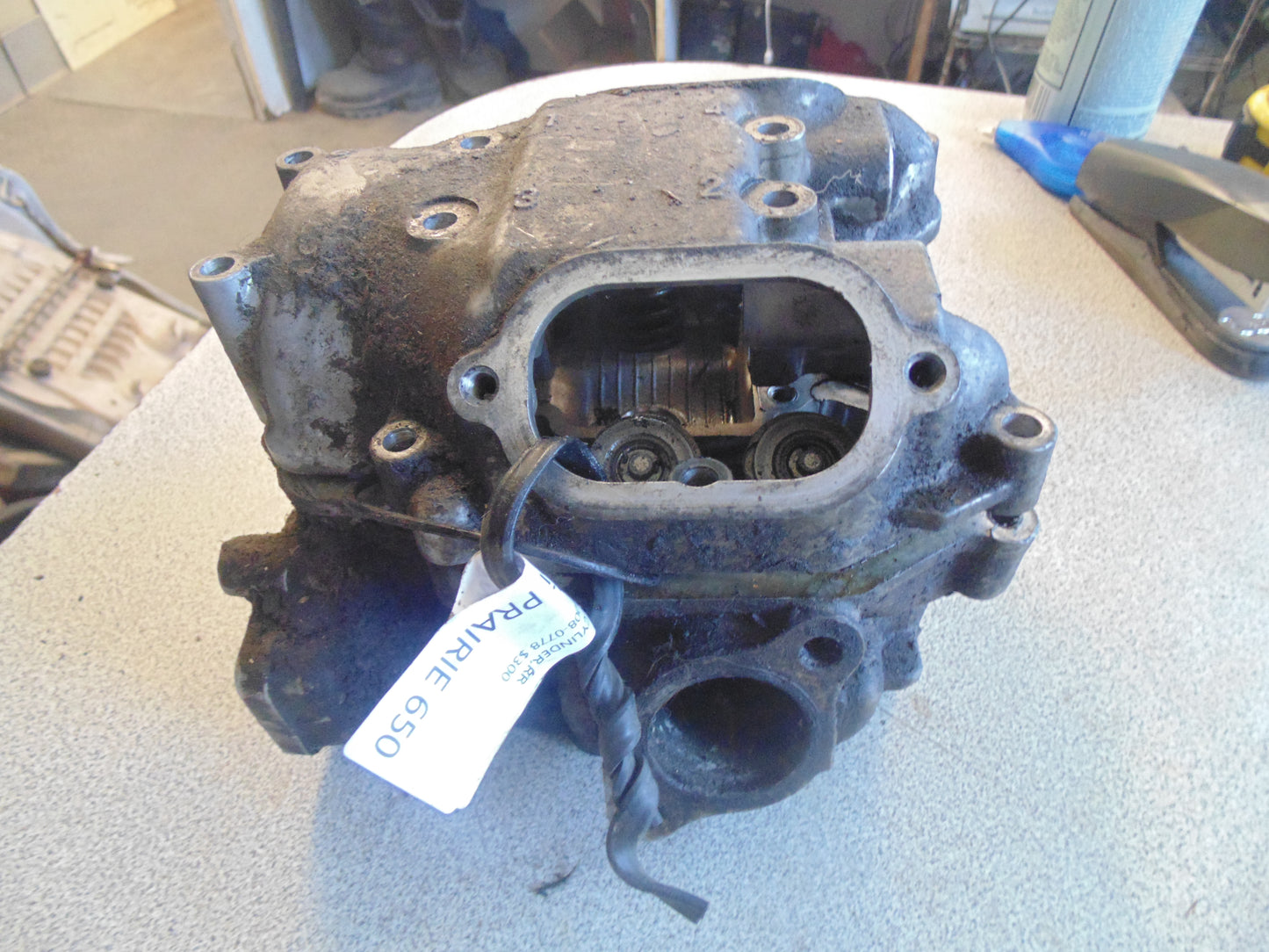 2002 KAWASAKI PRAIRIE 650 HEAD CYLINDER RR 11008-1386 11008-0778