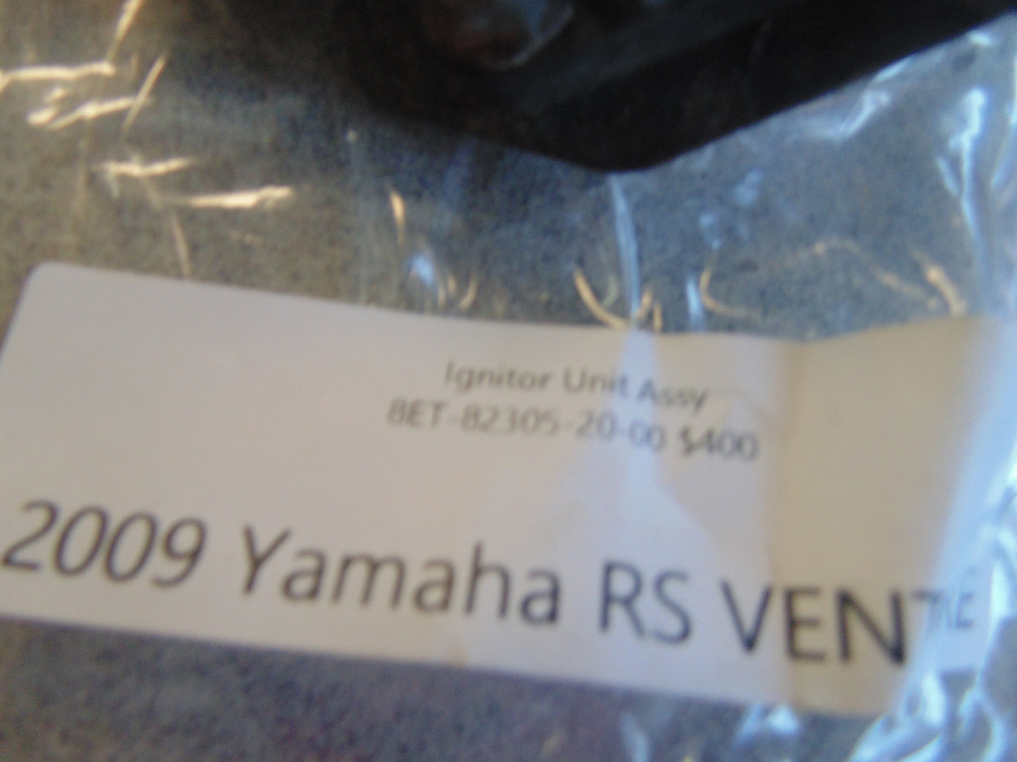 2009 YAMAHA RS VENTURE IGNITOR UNIT ASSY 8ET-82305-20-00