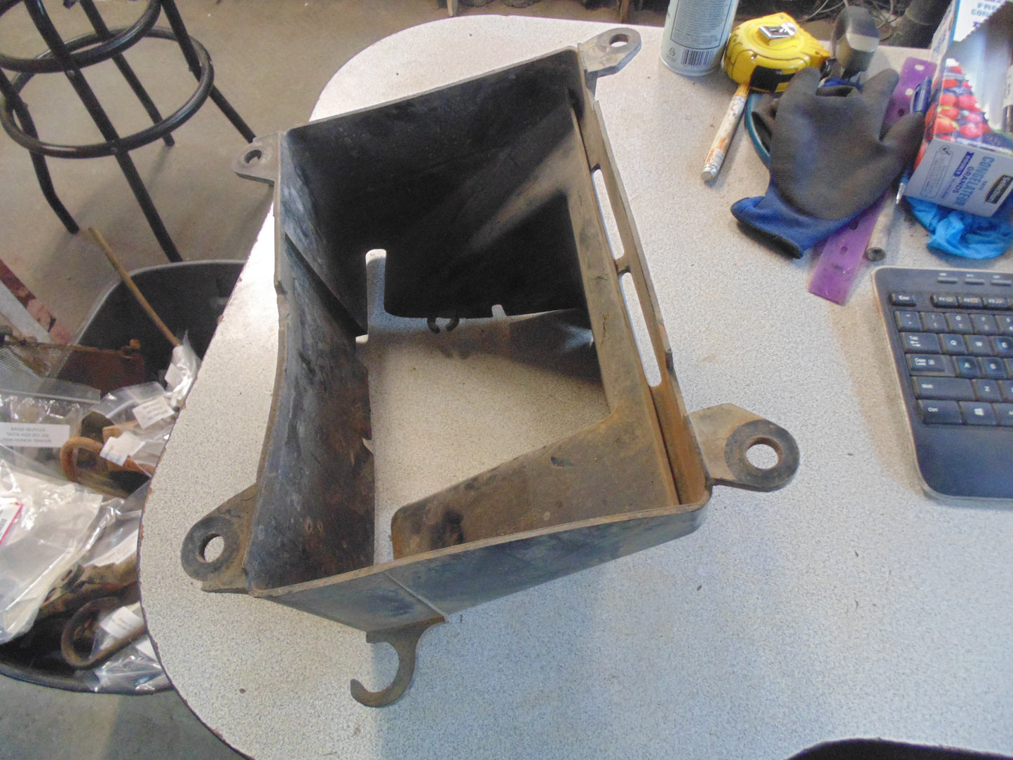 1996 KAWASAKI BAYOU 400 4X4 COVER RADIATOR 14090-1491