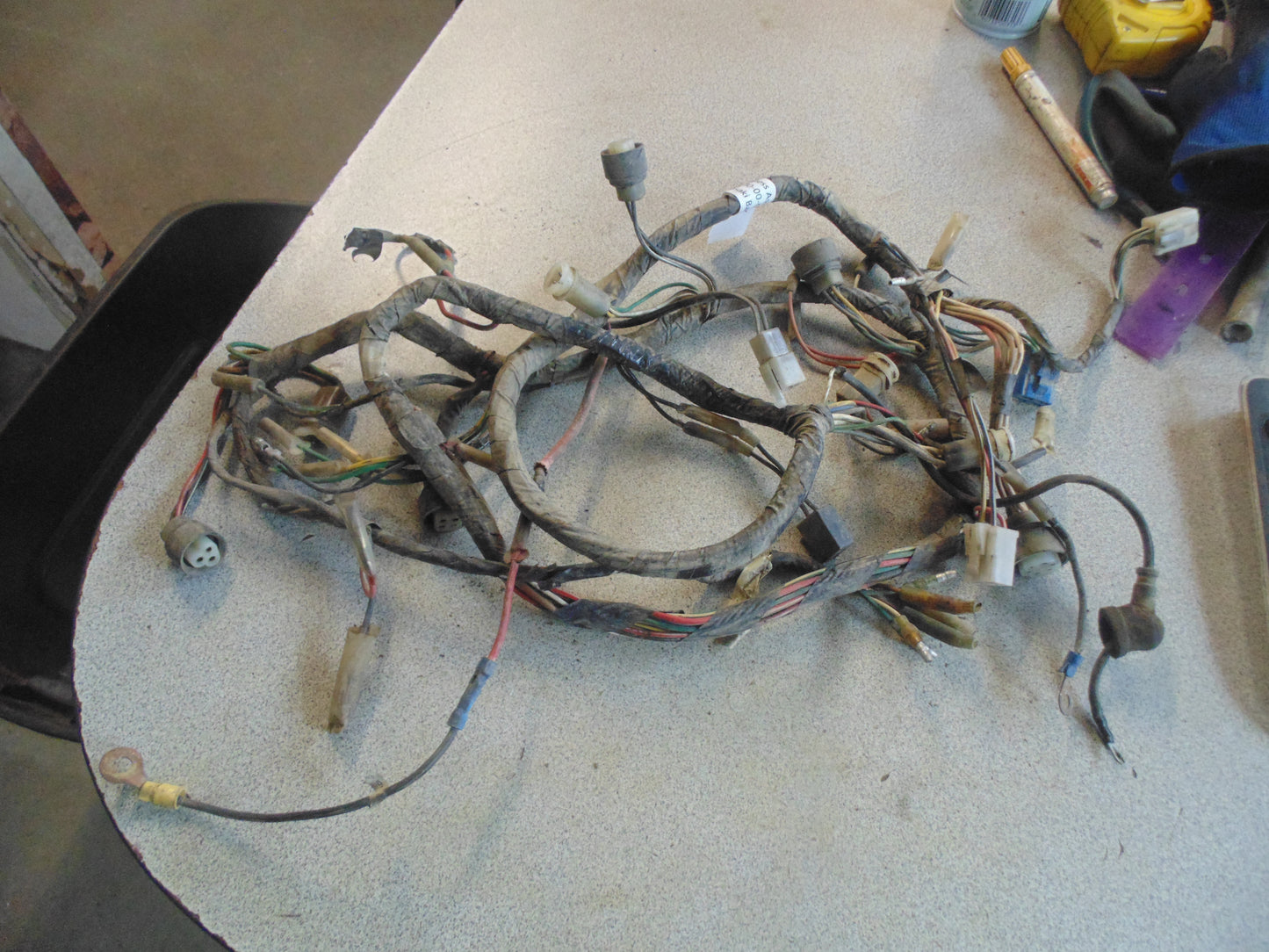 1986 KAWASAKI BAYOU 300 WIRE HARNESS ASSY 3HN-82590-00-00