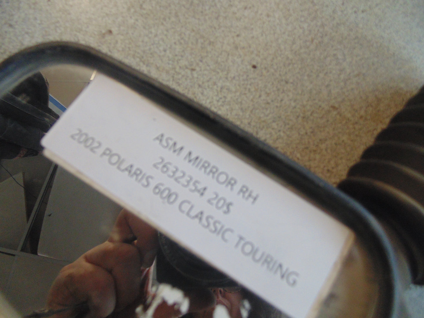 2002 POLARIS 600 CLASSIC TOURING ASM MIRROR RH 2632354