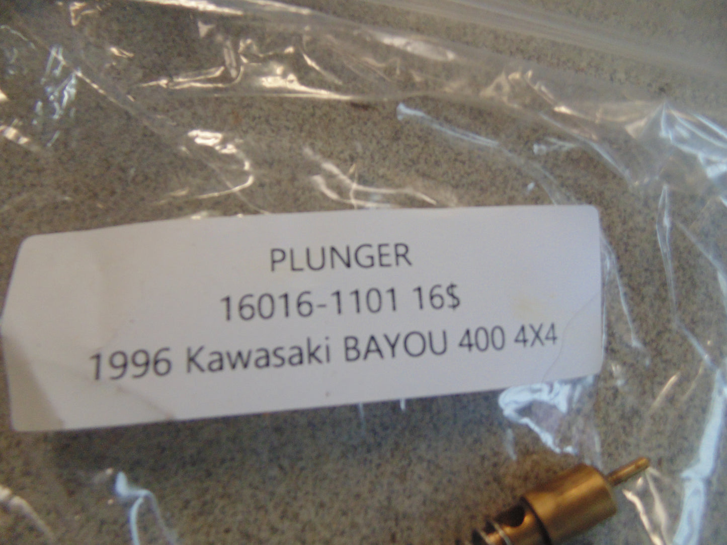 1996 KAWASAKI BAYOU 400 4X4 PLUNGER 16016-1101