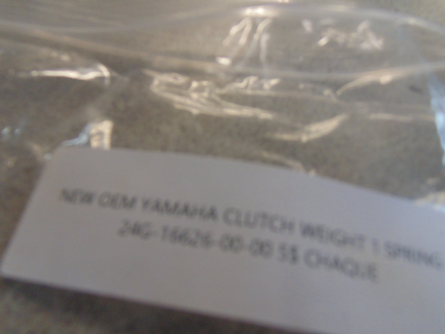 NEW OEM YAMAHA CLUTCH WEIGHT 1 SPRING 24G-16626-00-00