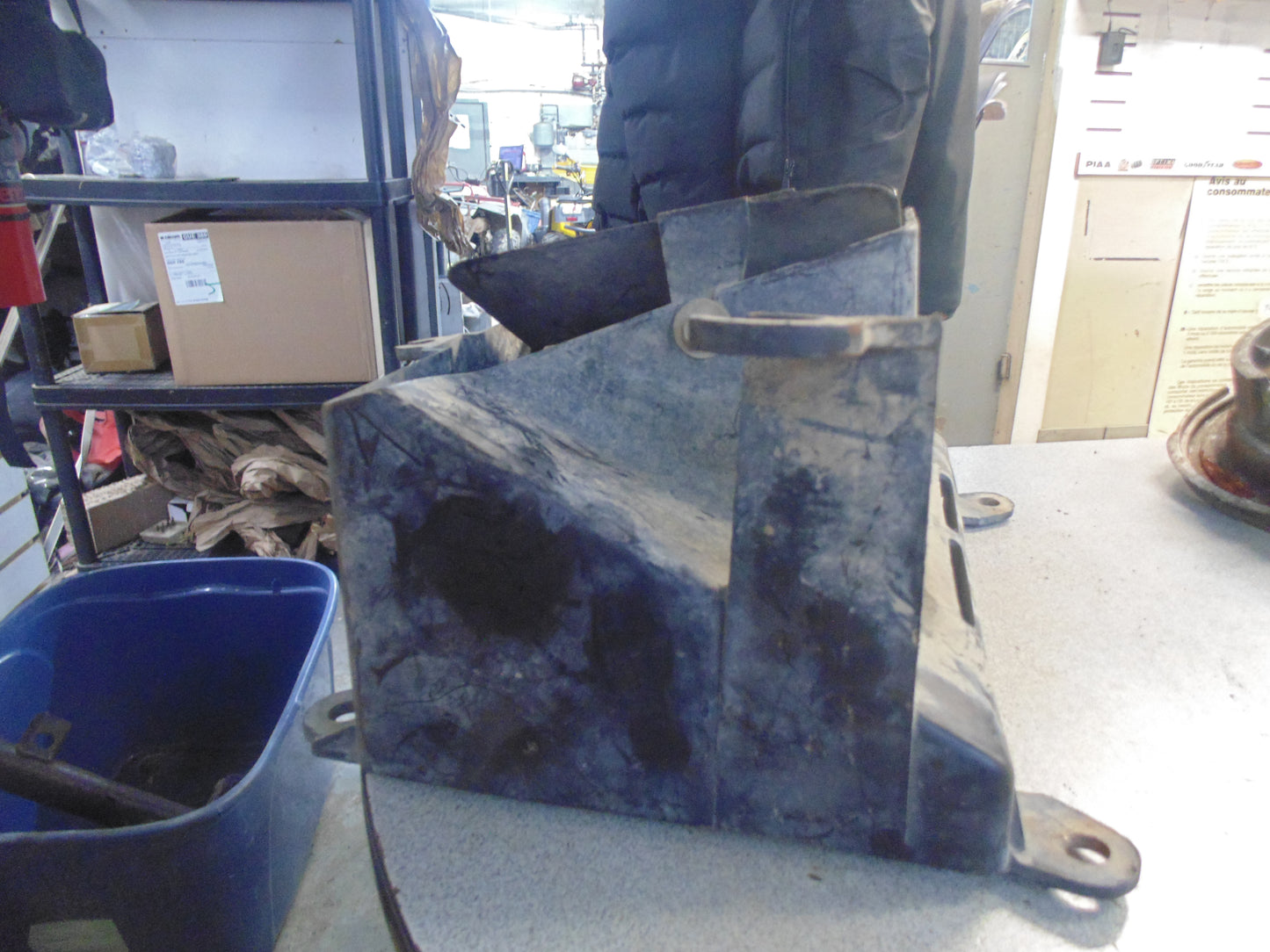 1993 KAWASAKI KLF400 4X4 COVER RADIATOR 14090-1491