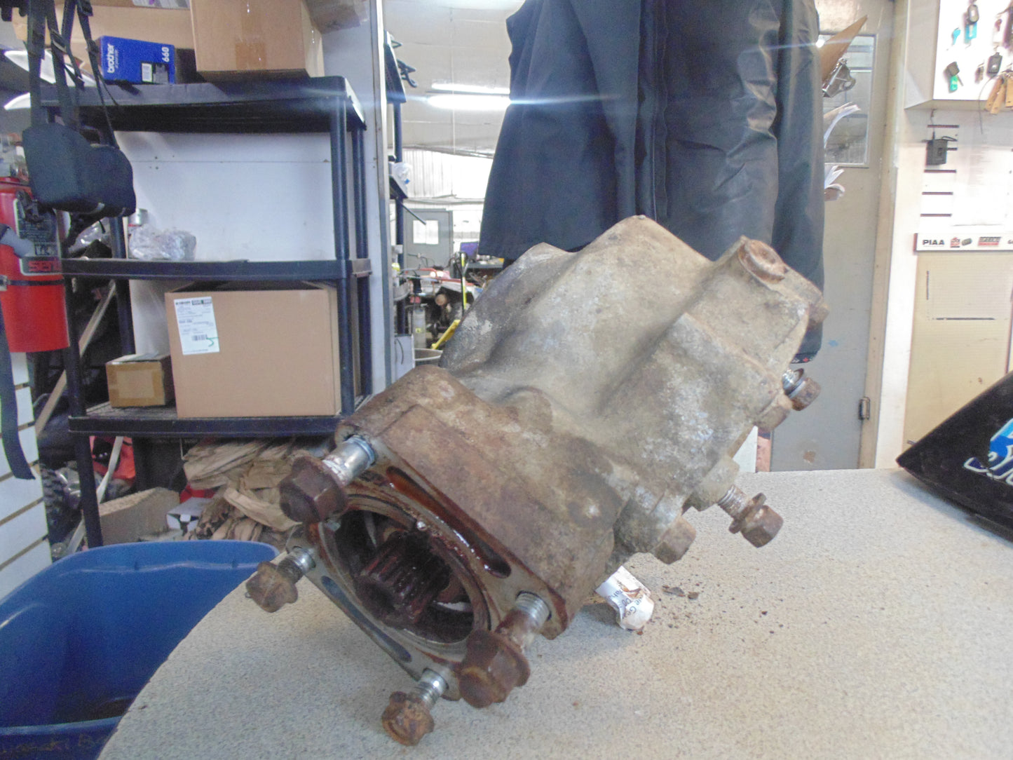 1989 Yamaha BIG BEAR 4WD REAR AXLE GEAR CASE ASSY 3HN-46101-10-00 4HN-46101-12-00