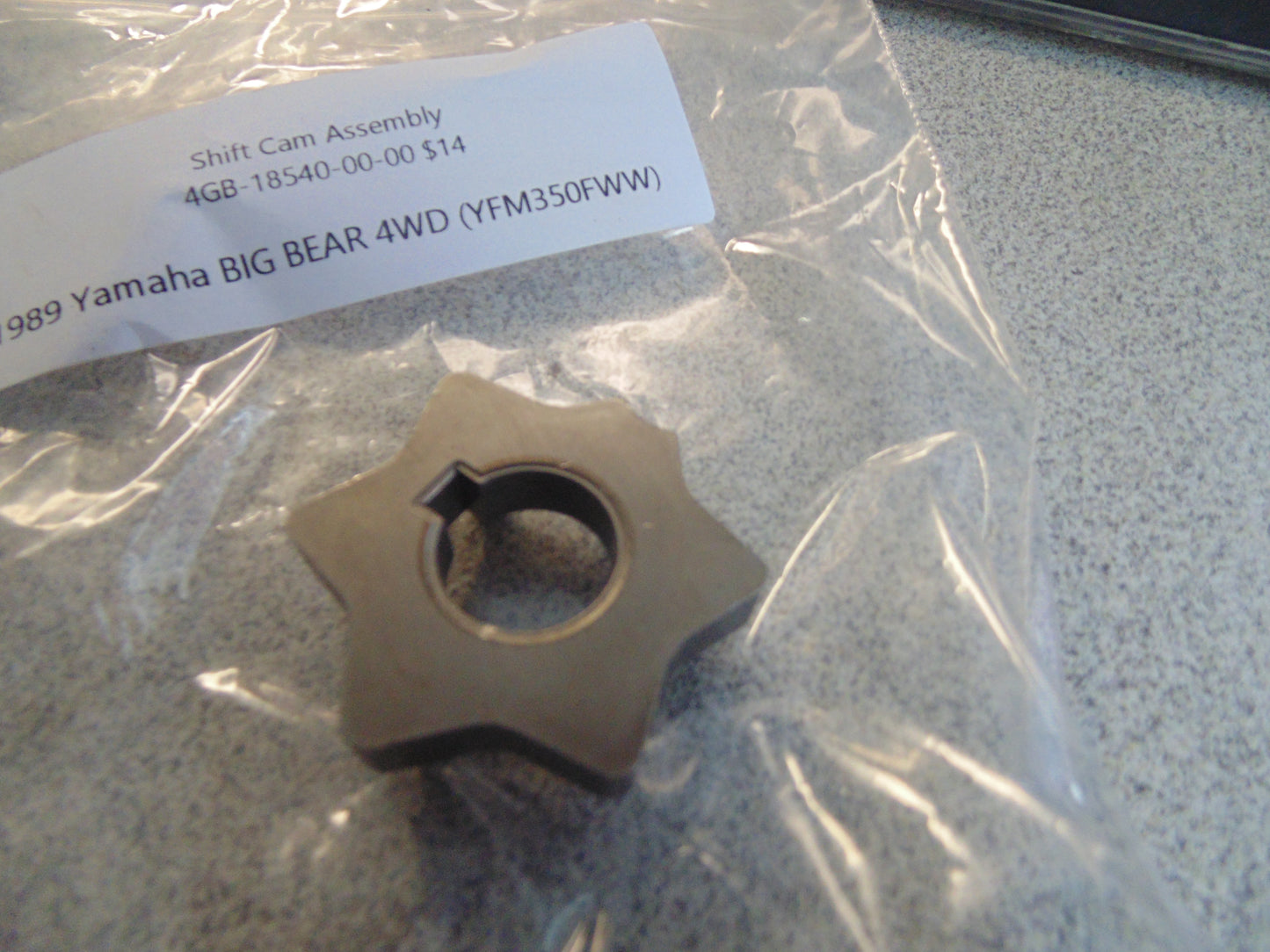 1989 Yamaha BIG BEAR 4WD SHIFT CAM ASSY 4GB-18540-00-00