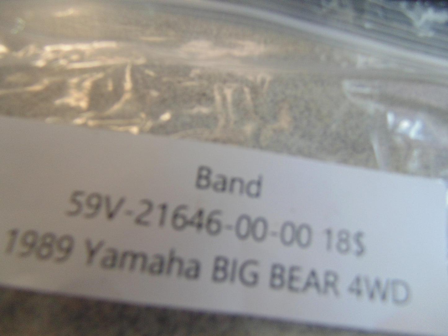 1989 Yamaha BIG BEAR 4WD BAND 59V-21646-00-00