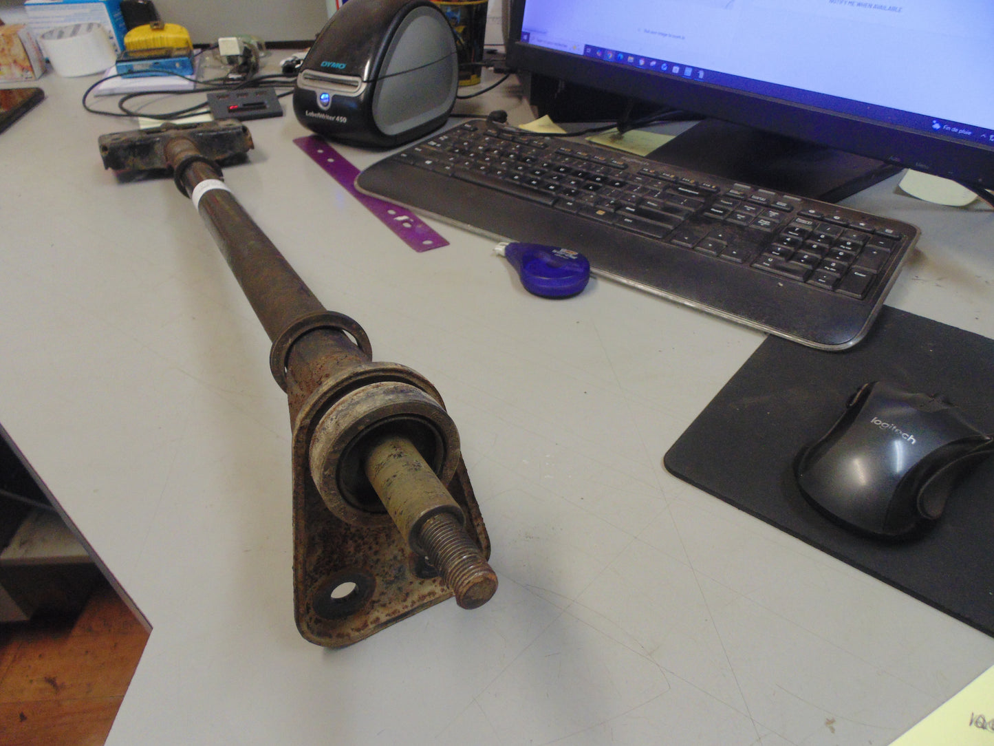 1986 SUZUKI LT250EF SHAFT STEERING 51560-24501
