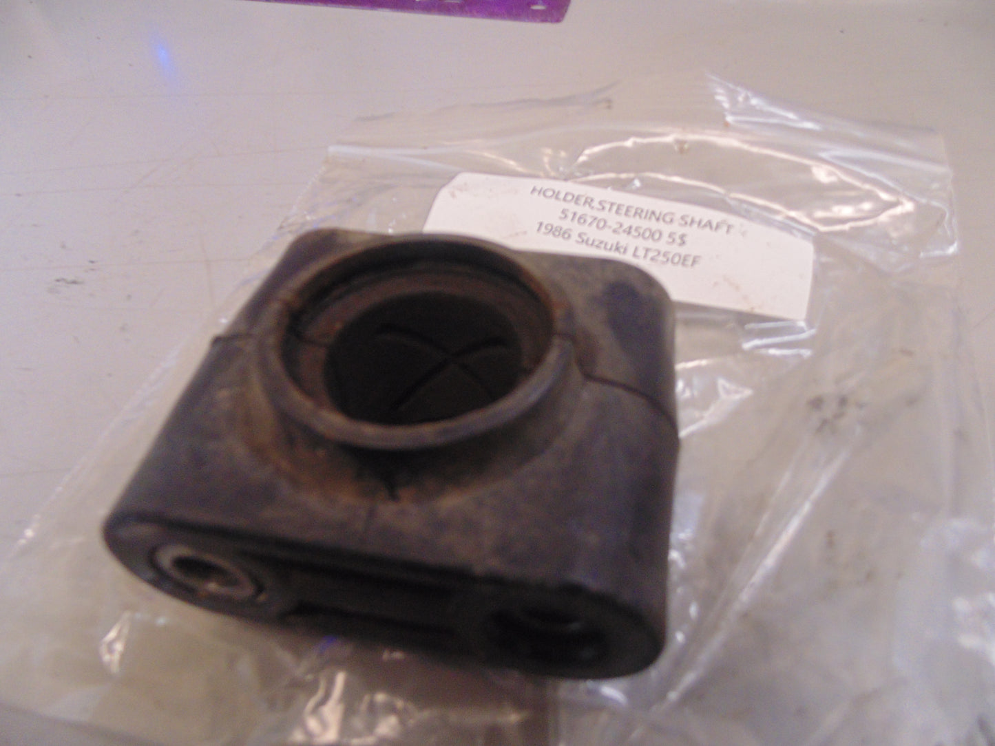 1986 SUZUKI LT250EF HOLDER STEERING SHAFT 51670-24500