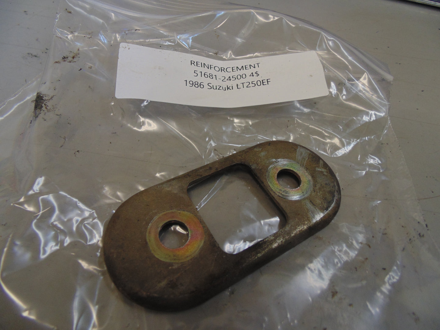 1986 SUZUKI LT250EF REINFORCEMENT 51681-24500