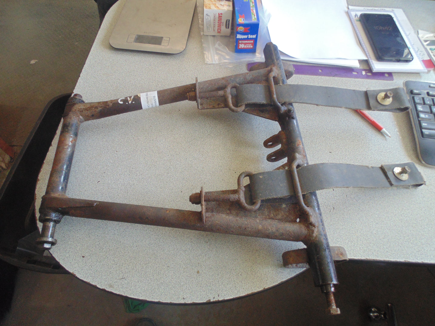 2003 ARCTIC CAT 4 STROKE TOURING SUSPENSION FRONT ARM 0704-642
