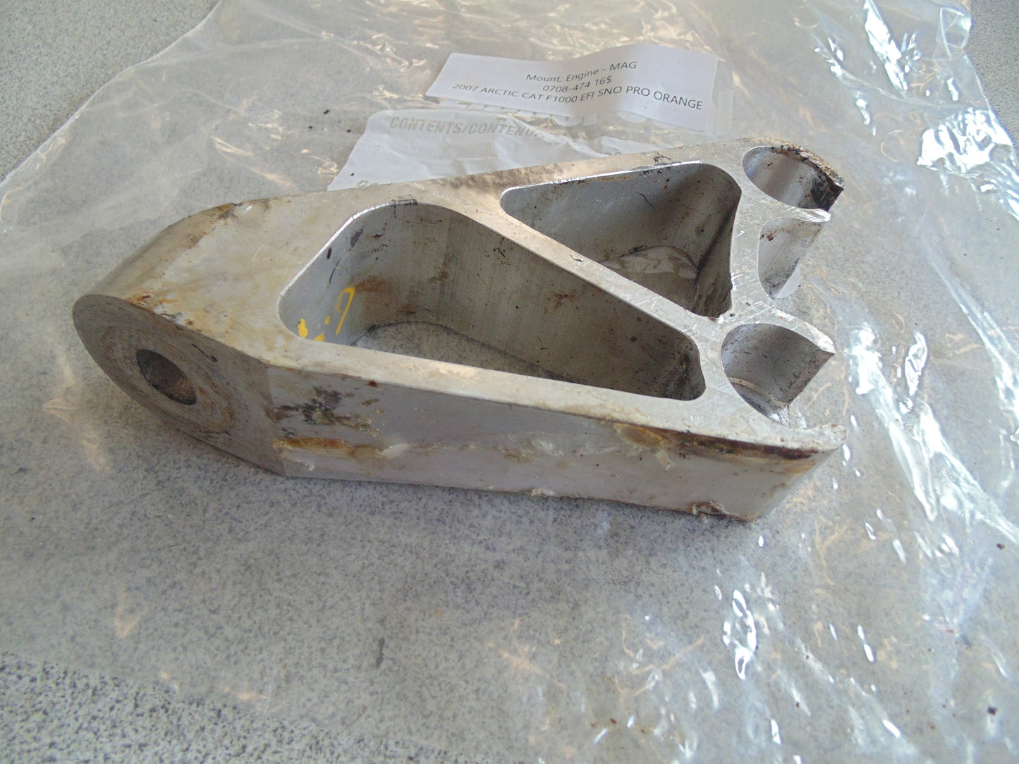 2007 ARCTIC CAT F1000 EFI SNO PRO ORANGE MOUNT ENGINE MAG 0708-474