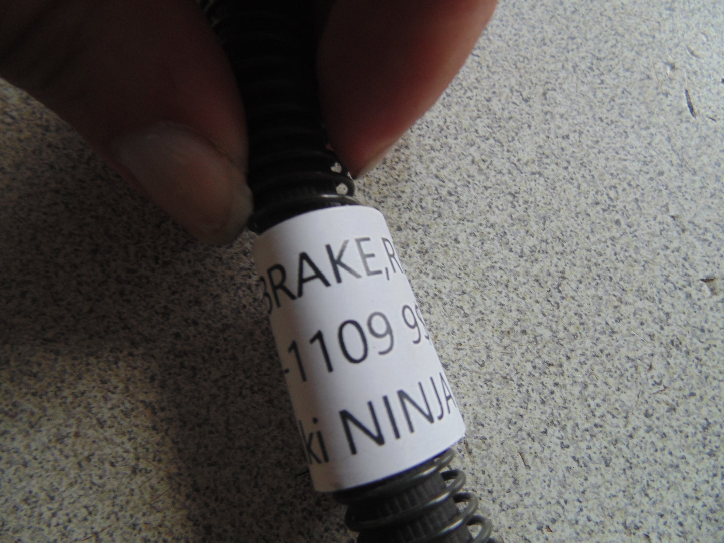 1999 KAWASAKI NINJA ZX-9R HOSE-BRAKE,RR 43095-1109