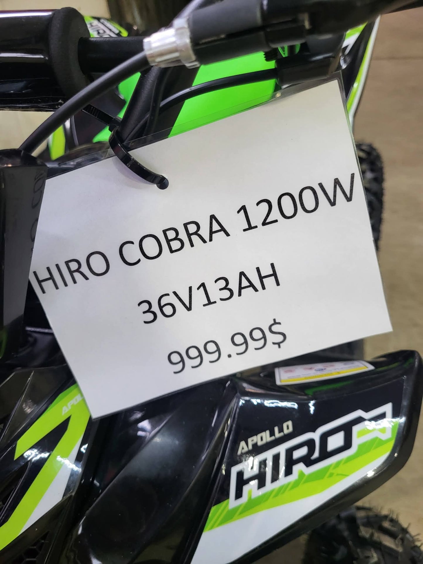 APOLLO HIRO COBRA 36V 1200W