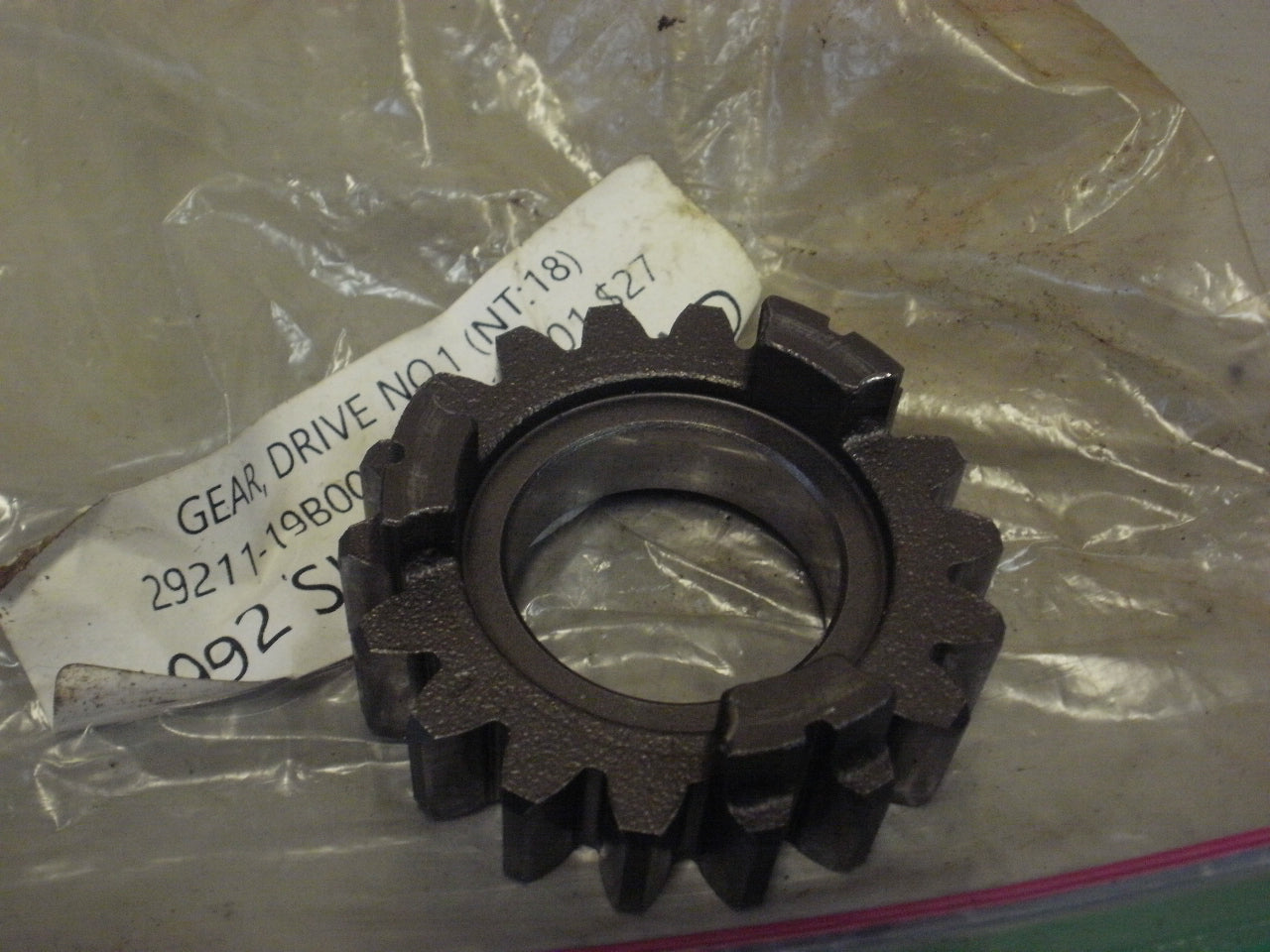 1992 SUZUKI LT-4WD GEAR DRIVE NO 1 (NT:18) 29211-19B00 29211-19B01