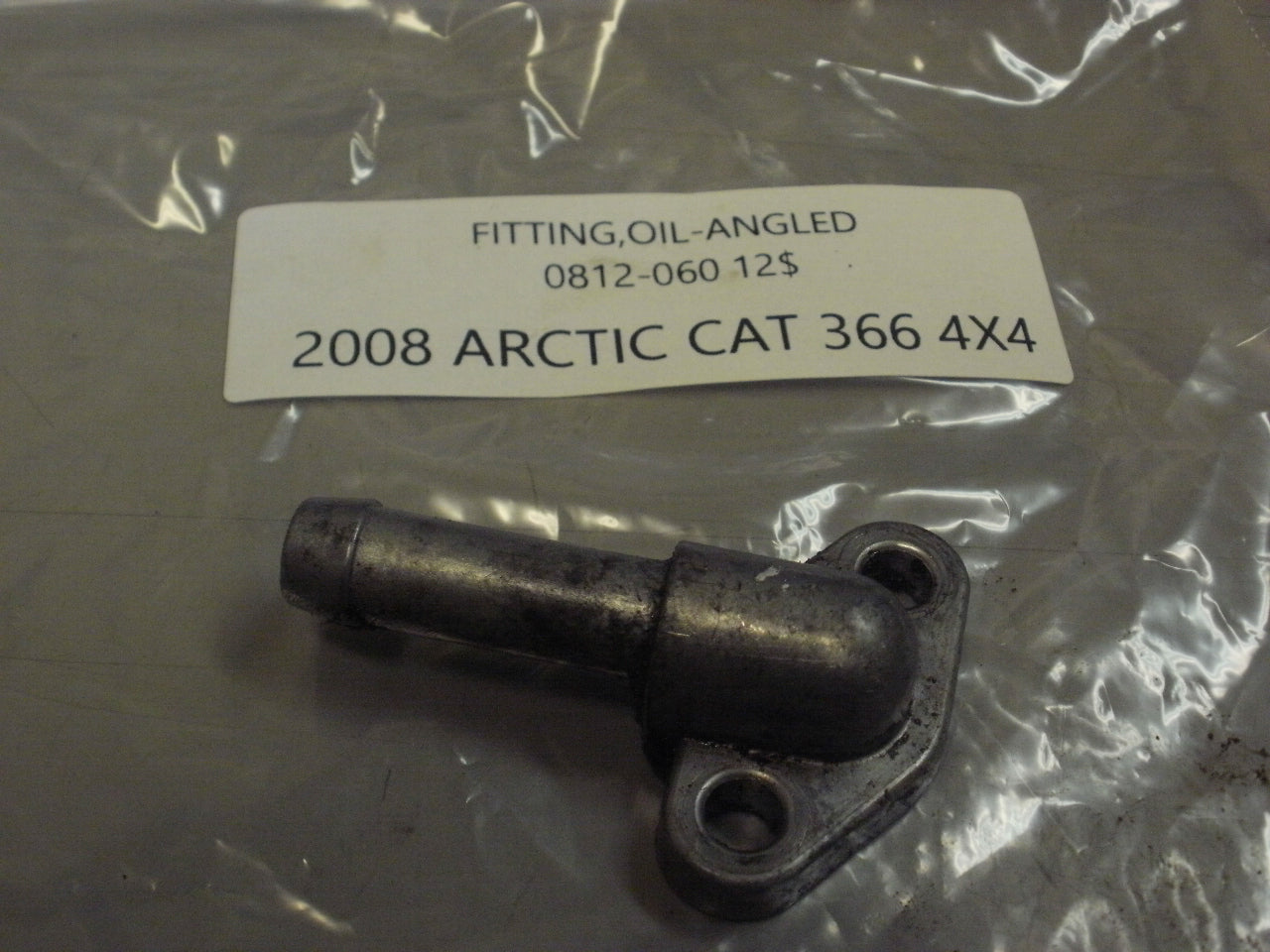 2008 ARCTIC CAT 366 4x4 FITTING OIL ANGLED 0812-060