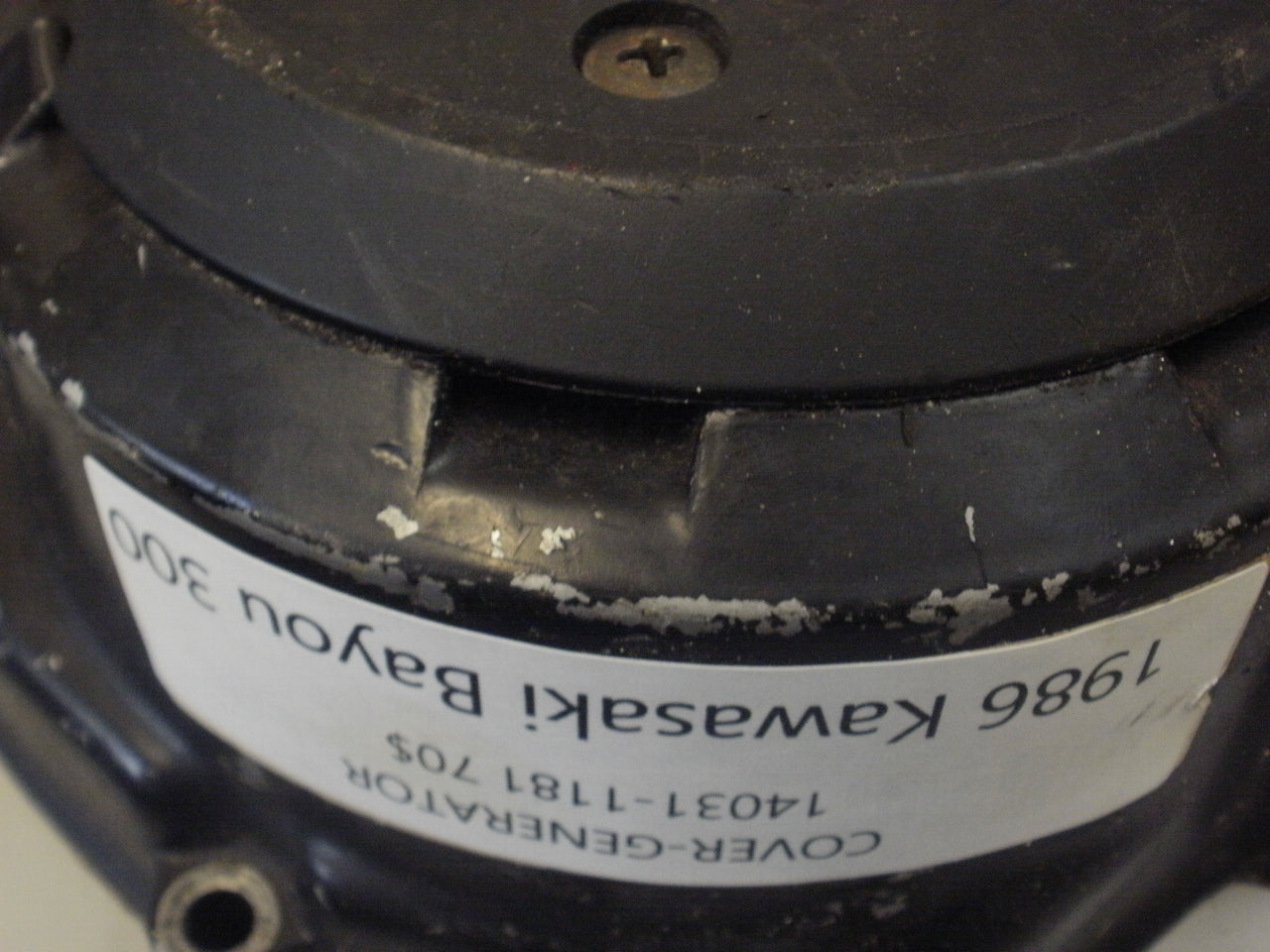 1986 KAWASAKI BAYOU 300 COVER GENERATOR 14031-1181