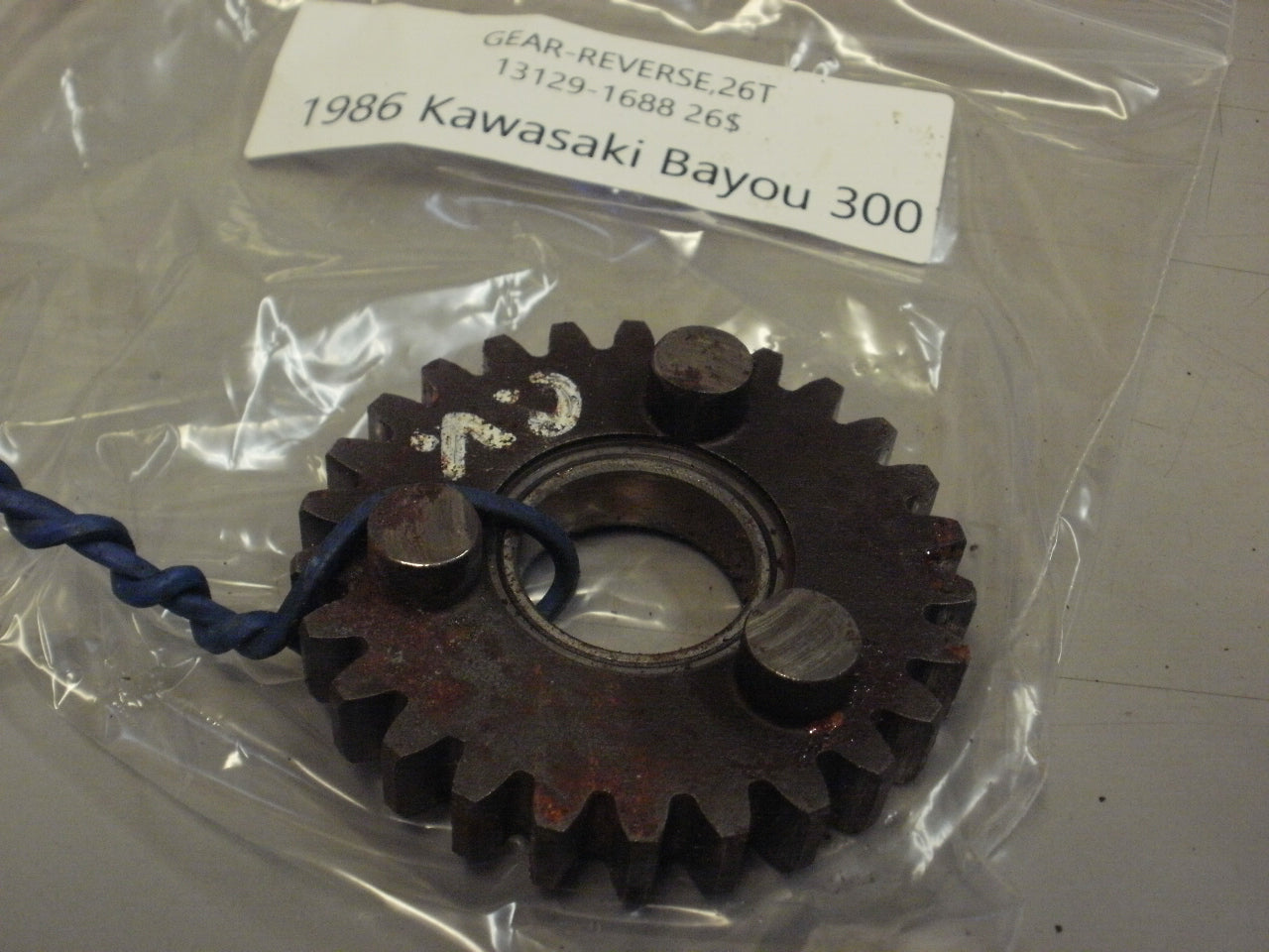 1986 KAWASAKI BAYOU 300 GEAR REVERSE 26T 13129-1688