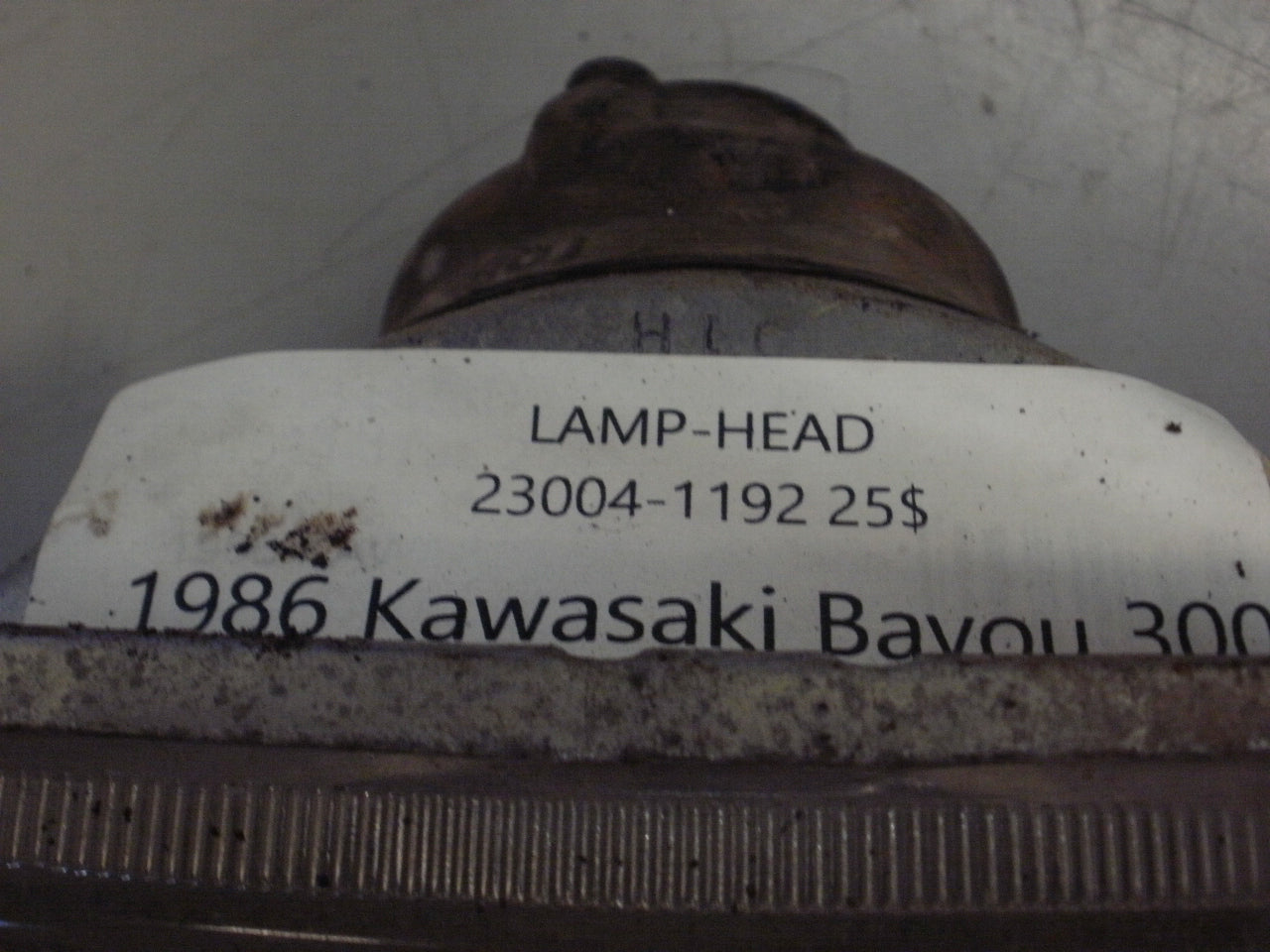1986 KAWASAKI BAYOU 300 LAMP HEAD 23004-1192