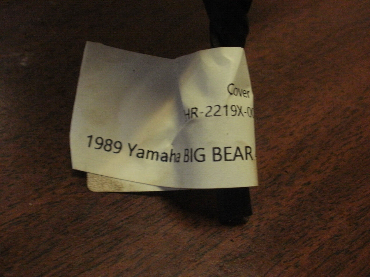 1989 Yamaha BIG BEAR 4WD (YFM350FWW) COVER 2HR-2219X-00-00