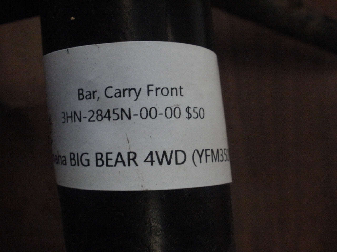 1989 Yamaha BIG BEAR 4WD (YFM350FWW) BAR, CARRY FRONT 3HN-2845N-00-00
