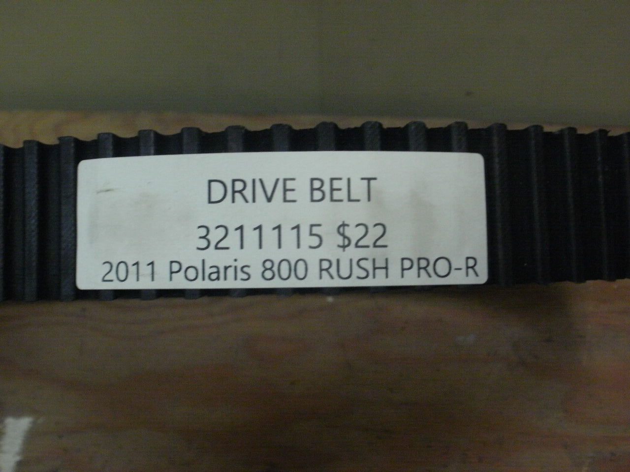 2011 Polaris 800 RUSH PRO-R DRIVE BELT 3211115