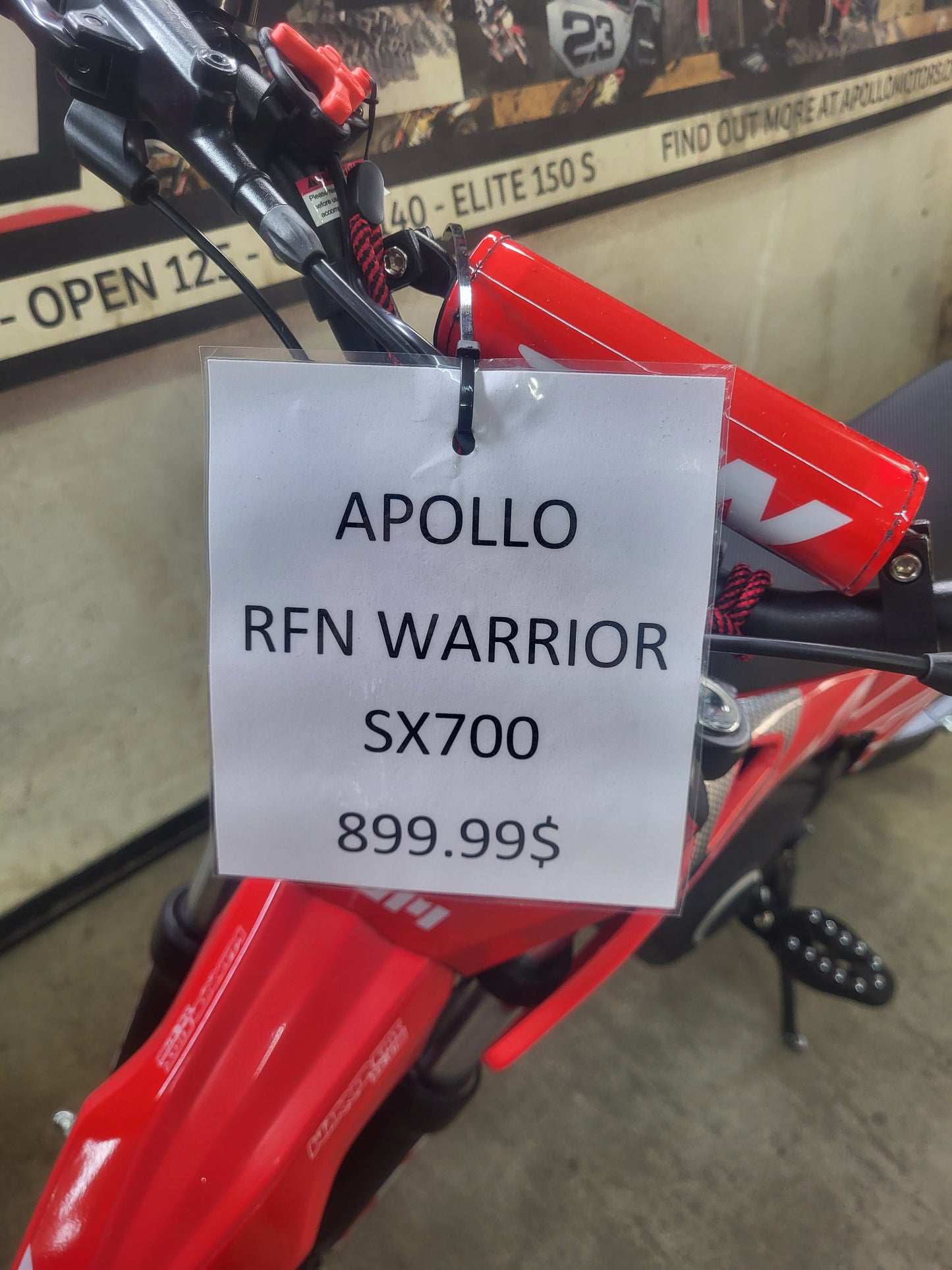 Warrior 700 rouge