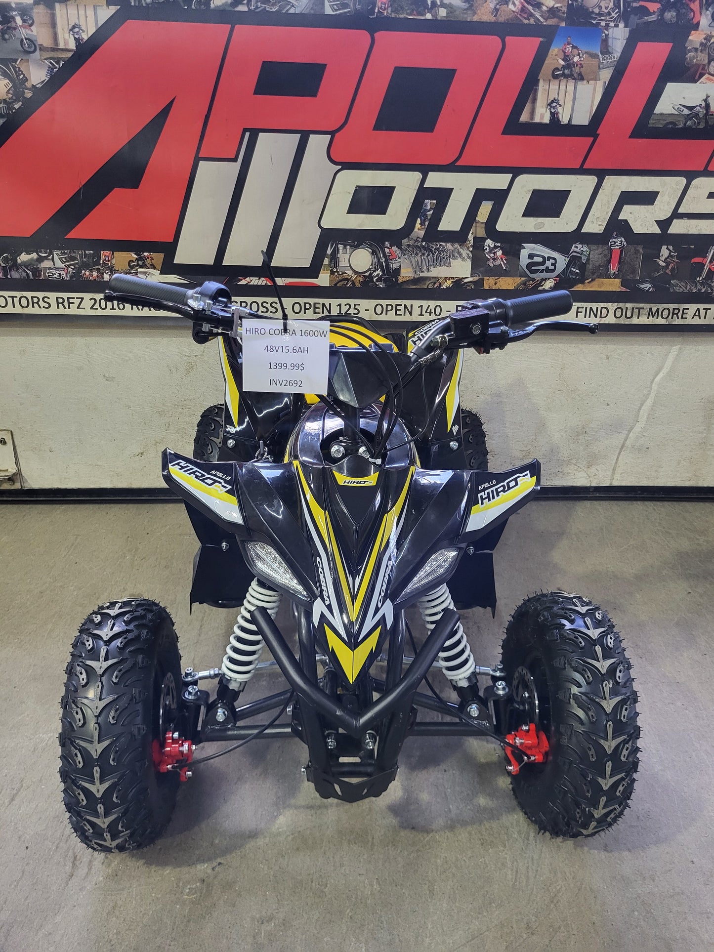 Hiro cobra 1600w noir et jaune