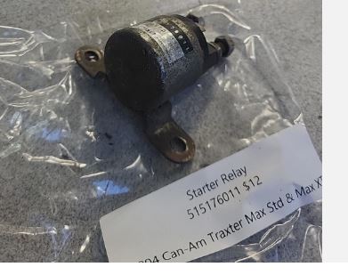 2004 CAN-AM TRAXTER MAX STD & MAX XT STARTER RELAY 515176011