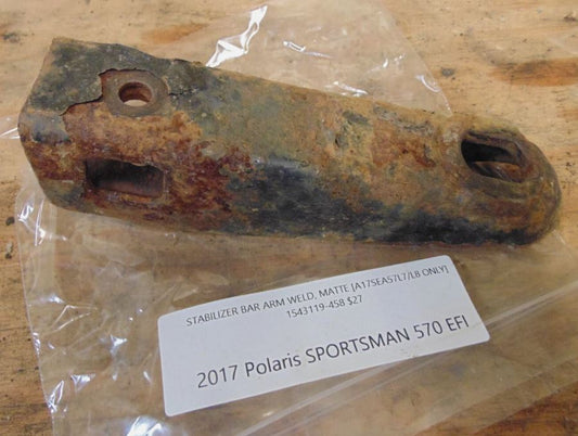 2017 POLARIS SPORTSMAN 570 EFI STABILIZER BAR ARM WELD 1543119-458
