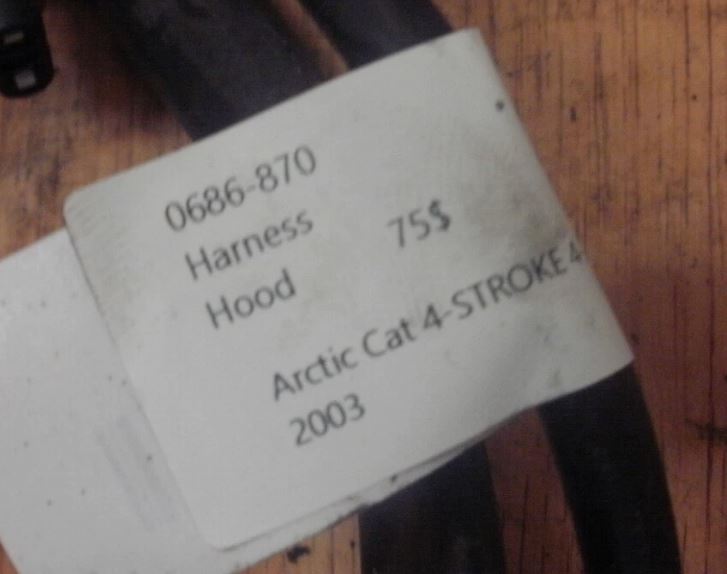 ARCTIC CAT 4-STROKE 4-STROKE TOURING 2003 HARNESS HOOD 0686-870