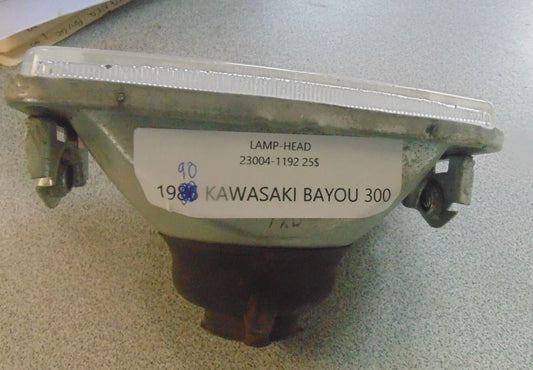 1990 KAWASAKI BAYOU 300 LAMP HEAD 23004-1192