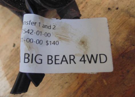 1987 YAMAHA BIG BEAR 4WD Case Transfert 1 and 2 2HR17542-01-00 2HR-17541-00-00