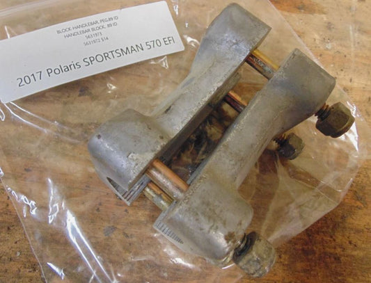 2017 POLARIS SPORTSMAN 570 EFI BLOCK HANDLEBAR PEG .89ID 5631973 5631972