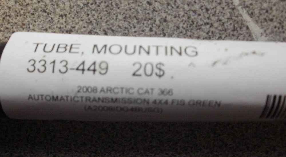2008 ARCTIC CAT 366 4X4, TUBE MOUNTING 3313-449