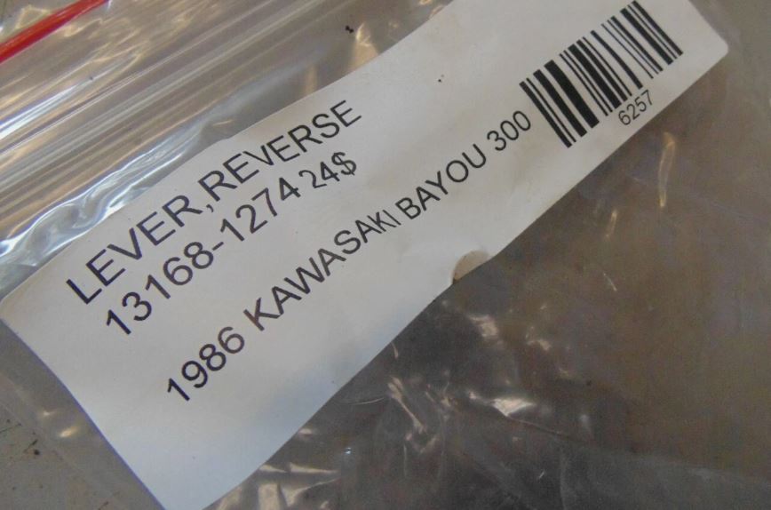 1986 KAWASAKI BAYOU 300 LEVER REVERSE 13168-1274