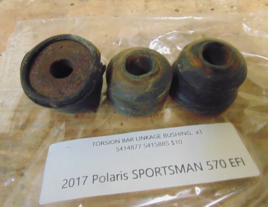 2017 POLARIS SPORTSMAN 570 EFI TORSION BAR LINKAGE BUSHING X3 5414877 5415885