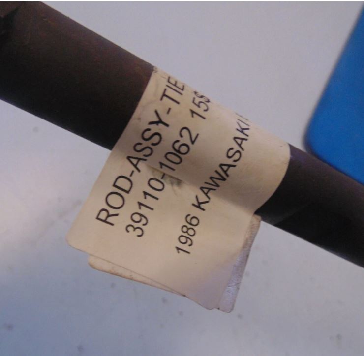 1986 KAWASAKI BAYOU 300 ROD ASSY TIE RH 39110-1062