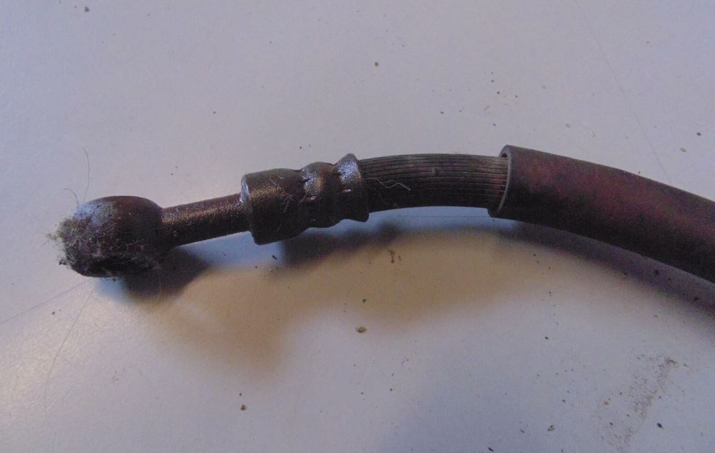 1986 KAWASAKI BAYOU 300 HOSE BRAKE FR UP 43059-1311