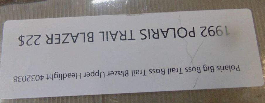 1992 POLARIS TRAIL BLAZER UPPER HEADLIGHT 4032038